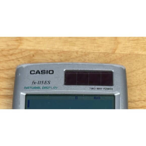 Casio FX-115ES Scientific Calculator Natural Display Solar/Battery Dual Power Wi - Picture 3 of 6